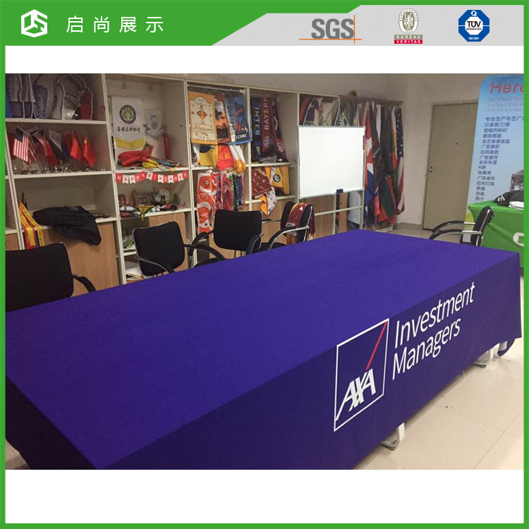 展会桌布宽幅热转印 8ft会议台布与6ft广告桌的专业选择